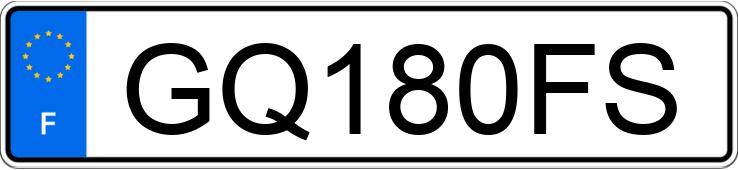 Numer rejestracyjny GQ180FS posiada DACIA SPRING