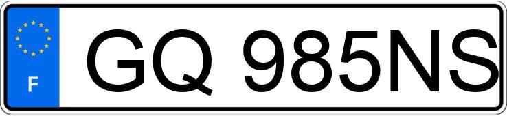 Numer rejestracyjny GQ985NS posiada RENAULT TWINGO II