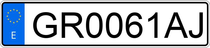 Numer rejestracyjny GR0061AJ posiada BMW SERIE 3