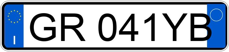 Numer rejestracyjny GR041YB posiada FIAT Panda 3a serie