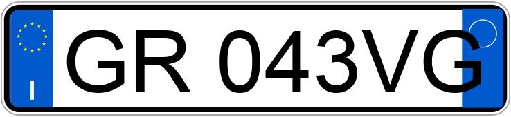 Numer rejestracyjny GR043VG posiada LAND ROVER RR Evoque 2a serie