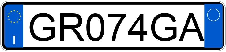 Numer rejestracyjny GR074GA posiada TOYOTA RAV4 3a serie