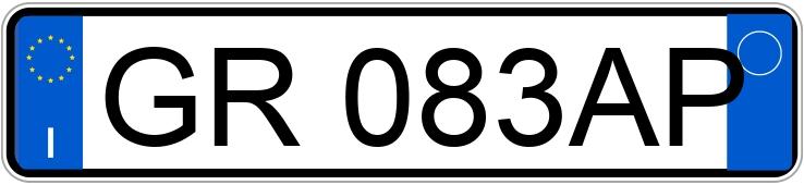 Numer rejestracyjny GR083AP posiada LANCIA Ypsilon 3a serie