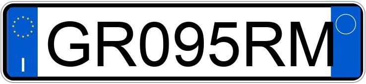 Numer rejestracyjny GR095RM posiada AUDI A1 2a serie