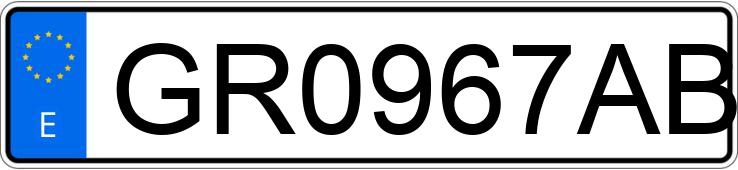 Numer rejestracyjny GR0967AB posiada BMW SERIE 3