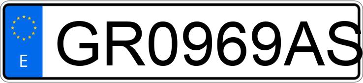 Numer rejestracyjny GR0969AS posiada BMW SERIE 3