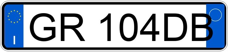 Numer rejestracyjny GR104DB posiada BMW X3