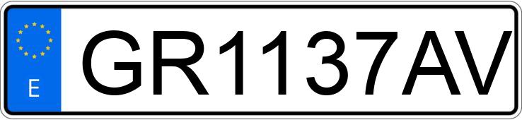 Numer rejestracyjny GR1137AV posiada BMW SERIE 3