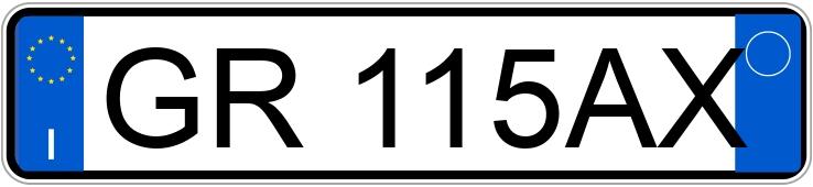 Numer rejestracyjny GR115AX posiada NISSAN Juke 1a serie