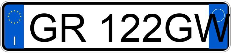 Numer rejestracyjny GR122GW posiada LANCIA Ypsilon 3a serie Numer rejestracyjny GR122GW posiada LANCIA Ypsilon 3a serie
