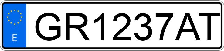 Numer rejestracyjny GR1237AT posiada BMW SERIE 3