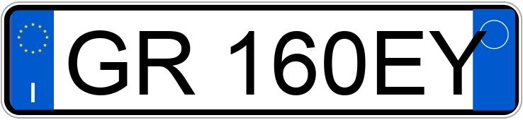 Numer rejestracyjny GR160EY posiada FIAT Tipo Numer rejestracyjny GR160EY posiada FIAT Tipo