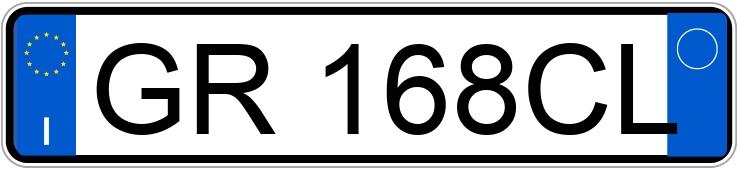 Numer rejestracyjny GR168CL posiada MERCEDES Classe A