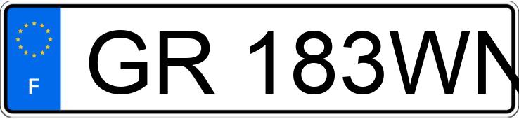 Numer rejestracyjny GR183WN posiada HONDA HR-V III