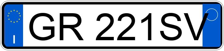 Numer rejestracyjny GR221SV posiada FIAT Panda 3a serie