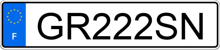 Numer rejestracyjny GR222SN posiada DS DS3 CROSSBACK