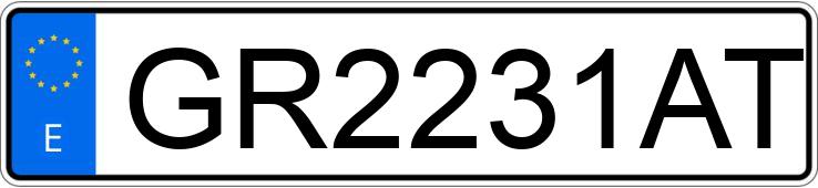 Numer rejestracyjny GR2231AT posiada ALFA ROMEO 156