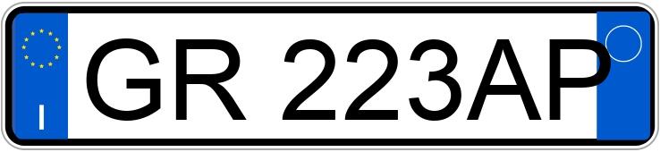 Numer rejestracyjny GR223AP posiada LAND ROVER RR Sport 3a serie