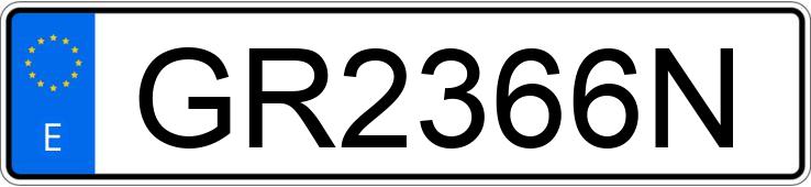 Numer rejestracyjny GR2366N posiada BMW SERIE 5