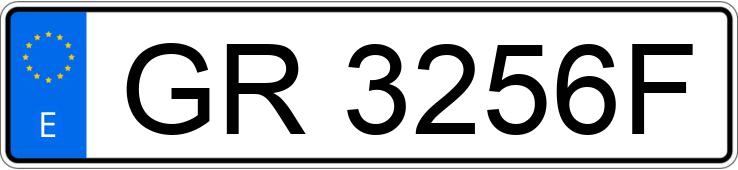 Numer rejestracyjny GR3256F posiada RENAULT 6