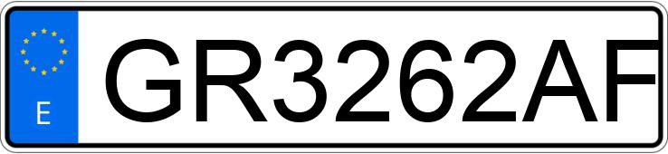 Numer rejestracyjny GR3262AF posiada BMW SERIE 3