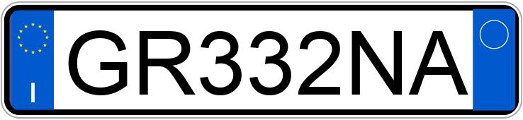 Numer rejestracyjny GR332NA posiada RENAULT Megane 2a serie