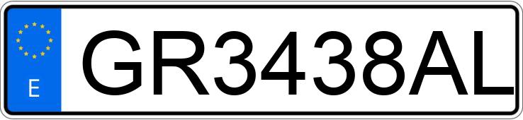 Numer rejestracyjny GR3438AL posiada CITROEN AX