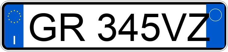 Numer rejestracyjny GR345VZ posiada AUDI A3 4a serie