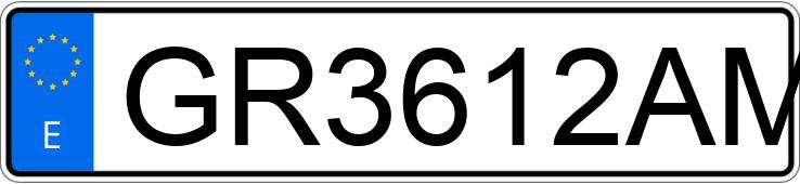 Numer rejestracyjny GR3612AM posiada NISSAN TERRANO II