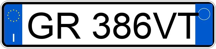 Numer rejestracyjny GR386VT posiada SUZUKI Swift