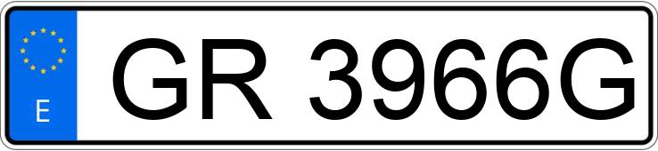 Numer rejestracyjny GR3966G posiada SEAT 127 Numer rejestracyjny GR3966G posiada SEAT 127