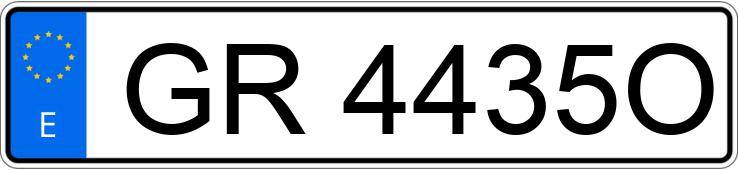 Numer rejestracyjny GR4435O posiada SEAT IBIZA Numer rejestracyjny GR4435O posiada SEAT IBIZA