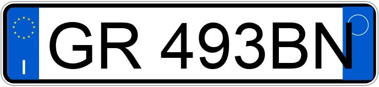 Numer rejestracyjny GR493BN posiada BMW iX