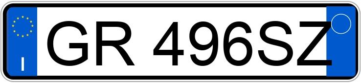 Numer rejestracyjny GR496SZ posiada VOLKSWAGEN T-Cross