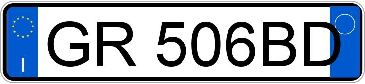 Numer rejestracyjny GR506BD posiada AUDI A3 4a serie Numer rejestracyjny GR506BD posiada AUDI A3 4a serie