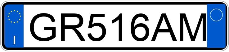 Numer rejestracyjny GR516AM posiada VOLKSWAGEN T-Roc