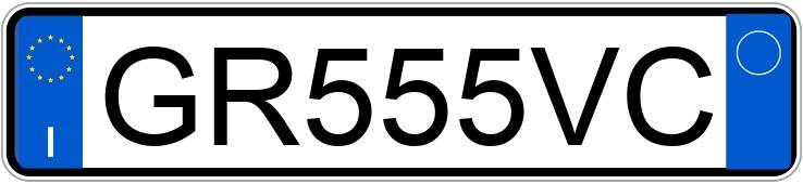 Numer rejestracyjny GR555VC posiada LAMBORGHINI Hurac?n Numer rejestracyjny GR555VC posiada LAMBORGHINI Hurac?n