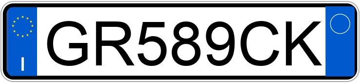 Numer rejestracyjny GR589CK posiada BMW X1