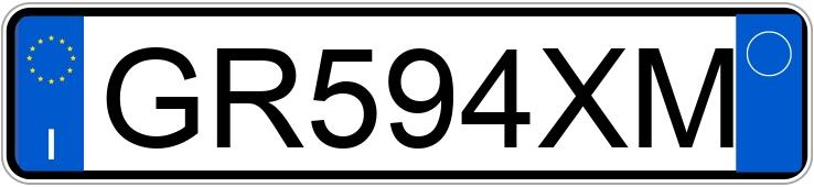 Numer rejestracyjny GR594XM posiada MERCEDES GLA