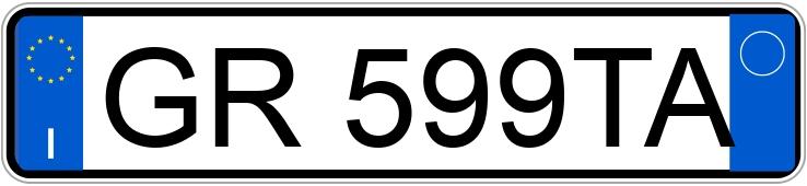 Numer rejestracyjny GR599TA posiada MG ZS Numer rejestracyjny GR599TA posiada MG ZS