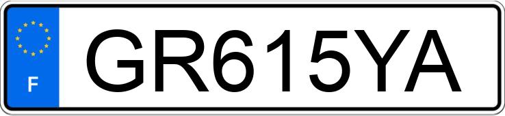 Numer rejestracyjny GR615YA posiada RENAULT TRAFIC III