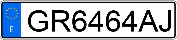 Numer rejestracyjny GR6464AJ posiada VOLKSWAGEN PASSAT Numer rejestracyjny GR6464AJ posiada VOLKSWAGEN PASSAT