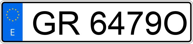 Numer rejestracyjny GR6479O posiada FIAT UNO