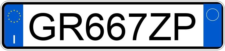 Numer rejestracyjny GR667ZP posiada TESLA Model 3