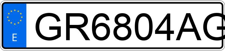 Numer rejestracyjny GR6804AG posiada RENAULT LAGUNA