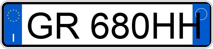 Numer rejestracyjny GR680HH posiada MERCEDES Classe E