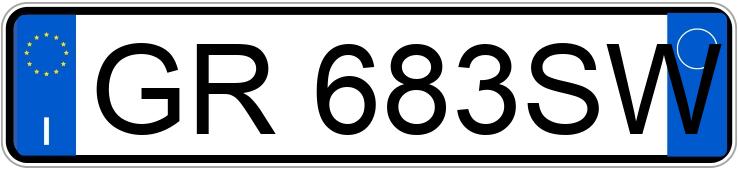 Numer rejestracyjny GR683SW posiada JEEP Avenger