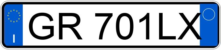 Numer rejestracyjny GR701LX posiada LANCIA Ypsilon 3a serie Numer rejestracyjny GR701LX posiada LANCIA Ypsilon 3a serie
