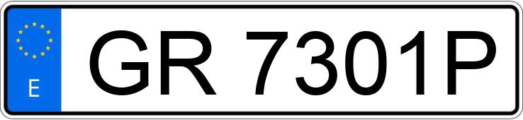 Numer rejestracyjny GR7301P posiada PEGASO TRONER