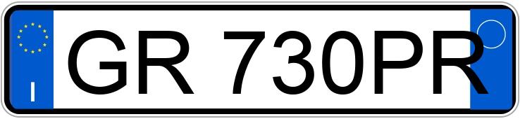 Numer rejestracyjny GR730PR posiada MERCEDES Classe C